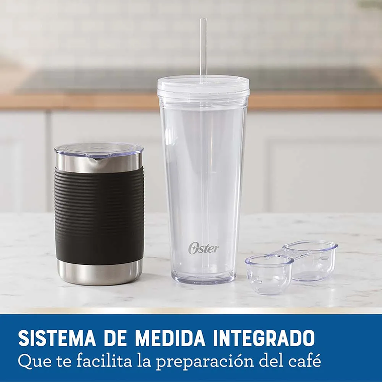 OSTER CAFETERA LATTE 4 EN 1, CON ESPUMADOR, PARA CAFÉ HELADO, GRANIZADO O CALIENTE, NEGRO, BVSTDC02B 7