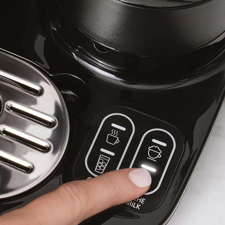 OSTER CAFETERA LATTE 4 EN 1, CON ESPUMADOR, PARA CAFÉ HELADO, GRANIZADO O CALIENTE, NEGRO, BVSTDC02B 10