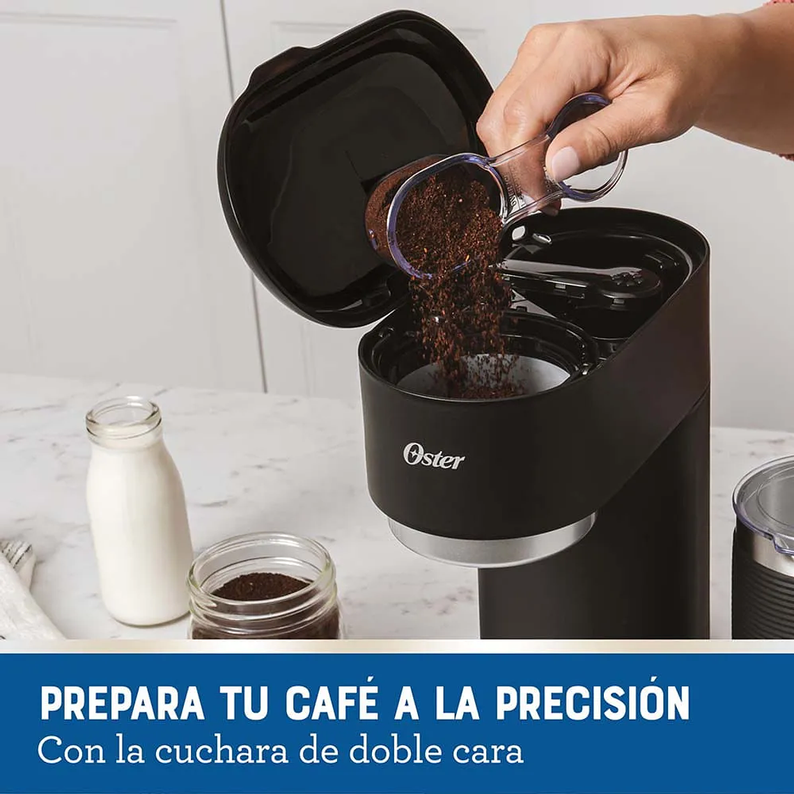 OSTER CAFETERA LATTE 4 EN 1, CON ESPUMADOR, PARA CAFÉ HELADO, GRANIZADO O CALIENTE, NEGRO, BVSTDC02B 6