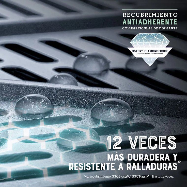 OSTER FREIDORA DE AIRE DIGITAL, RECUBRIMIENTO OSTER DIAMONDFORCE, 6L DE CAPACIDAD, 10 PROGRAMAS AUTOMÁTICOS, CKSTAF60WDDF 8