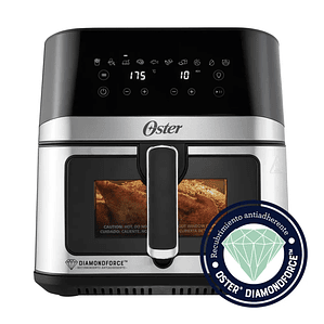 OSTER FREIDORA DE AIRE DIGITAL, RECUBRIMIENTO OSTER DIAMONDFORCE, 7.5L DE CAPACIDAD, 10 PROGRAMAS AUTOMÁTICOS, CKSTAF75WDSSDF