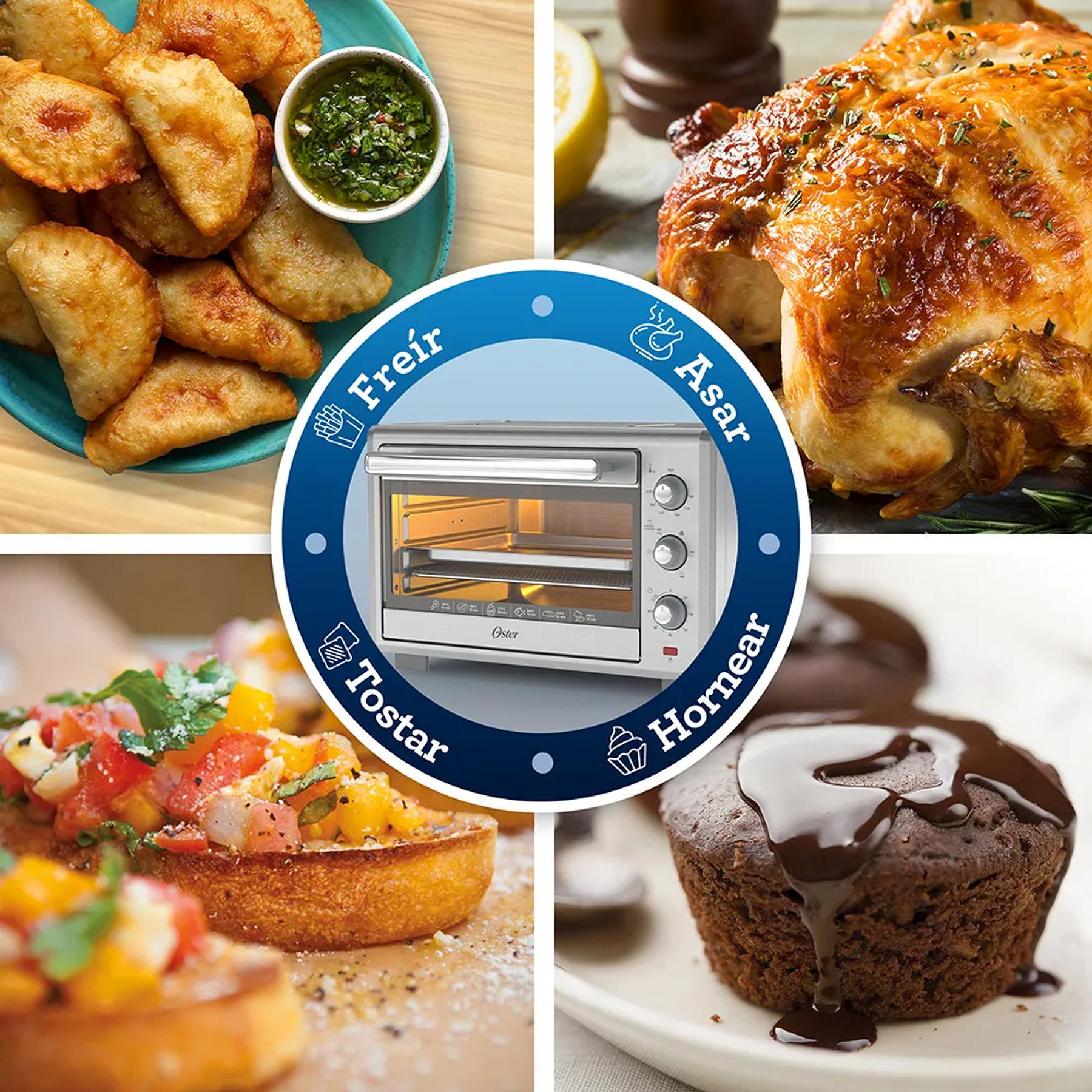 HORNO CON FREIDORA DE AIRE OSTER DE 35L TSSTTVLS35