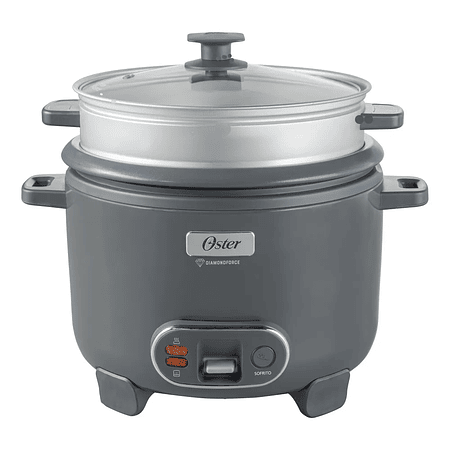ARROCERA, 3 EN 1, 12 TAZAS DE CAPACIDAD, CON FUNCIÓN DE SOFRITO, VAPORERA, RECUBRIMIENTO ANTIADHERENTE OSTER DIAMONDFORCE, CKSTRC12DFSKE