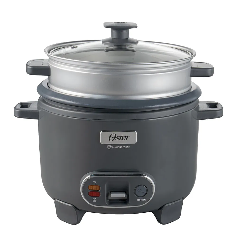 ARROCERA, 3 EN 1, 10 TAZAS DE CAPACIDAD, CON FUNCIÓN DE SOFRITO, VAPORERA, RECUBRIMIENTO ANTIADHERENTE OSTER DIAMONDFORCE, CKSTRC10DFSKE 1