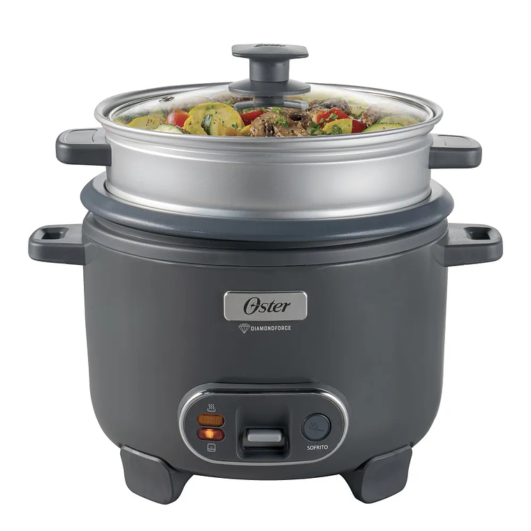 ARROCERA, 3 EN 1, 10 TAZAS DE CAPACIDAD, CON FUNCIÓN DE SOFRITO, VAPORERA, RECUBRIMIENTO ANTIADHERENTE OSTER DIAMONDFORCE, CKSTRC10DFSKE 2