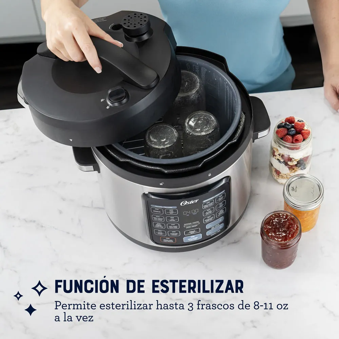 OSTER MULTIOLLA TURBO, 5.7L DE CAPACIDAD DIAMONDFORCE CKSTPCECT57DF 2