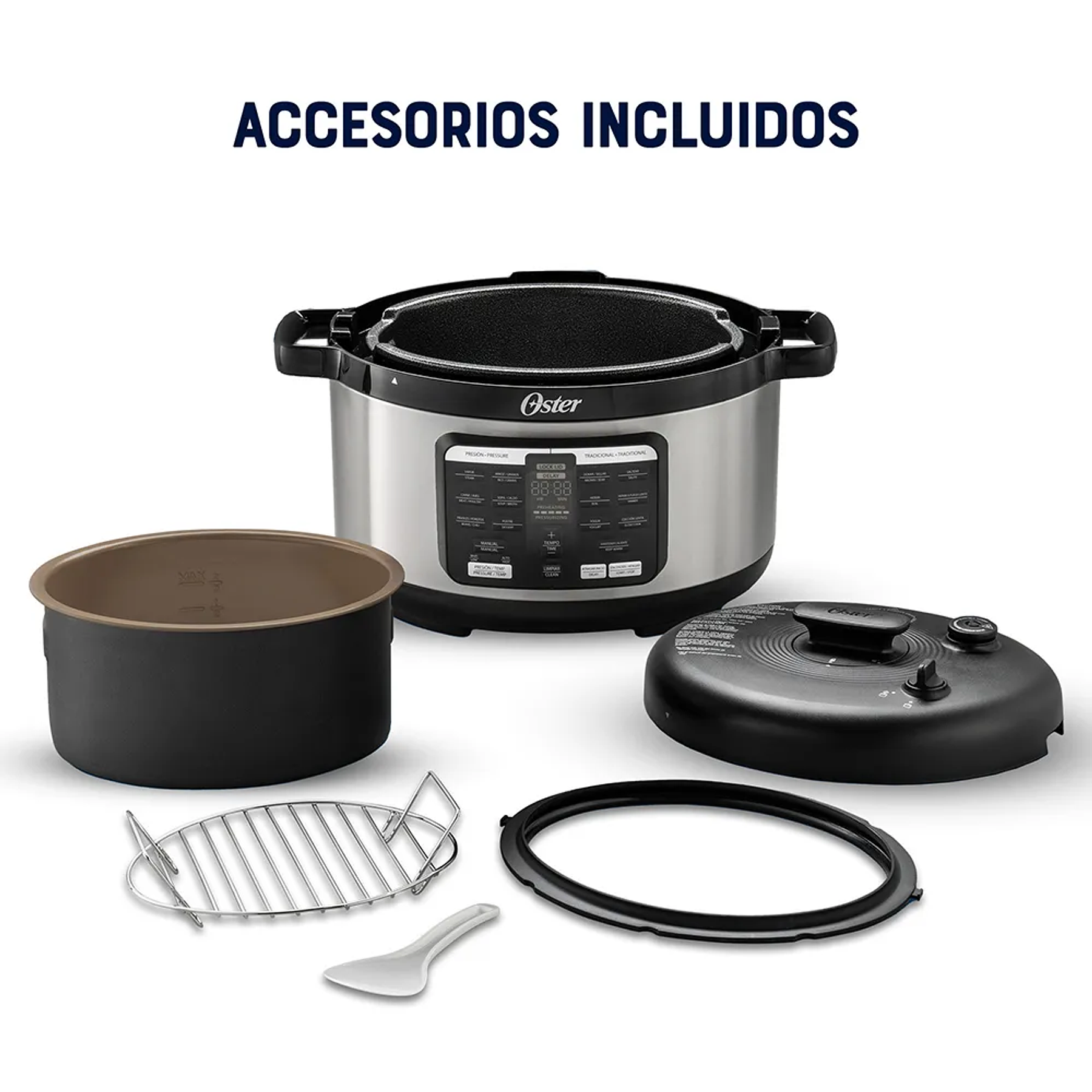 MULTI-OLLA RÁPIDA OVALADA DE 5.7L CON 15 FUNCIONES OSTER CKSTPCECOV57