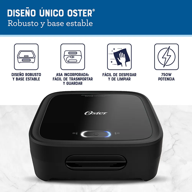 SANDWICHERA OSTER COMPACTA CON PLATOS HONDOS CKSTSM400 4