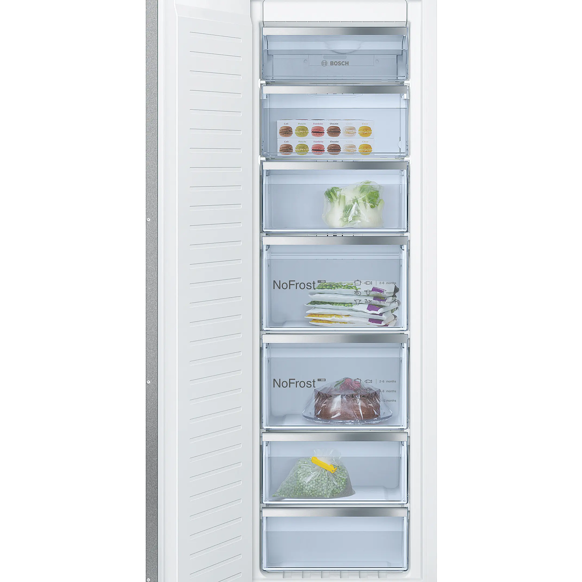 Serie 6, Congelador integrable, 177.2 x 55.8 cm, Cierre SoftClose con puerta fija 7