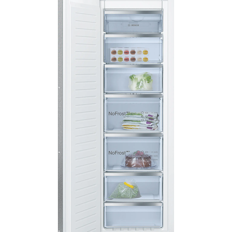 Serie 6, Congelador integrable, 177.2 x 55.8 cm, Cierre SoftClose con puerta fija 7
