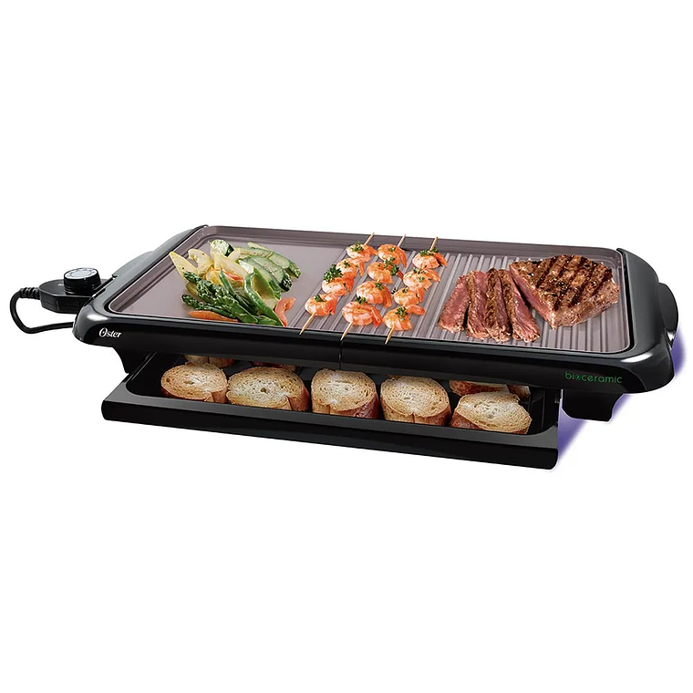 Parrilla Oster® con Recubrimiento Bioceramic™ CKSTGRFM18W 1