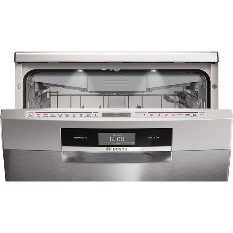 Lavavajillas Bosch Serie 8 SMS8TCI04E con Secado Zeolith® - Acero Inox 12