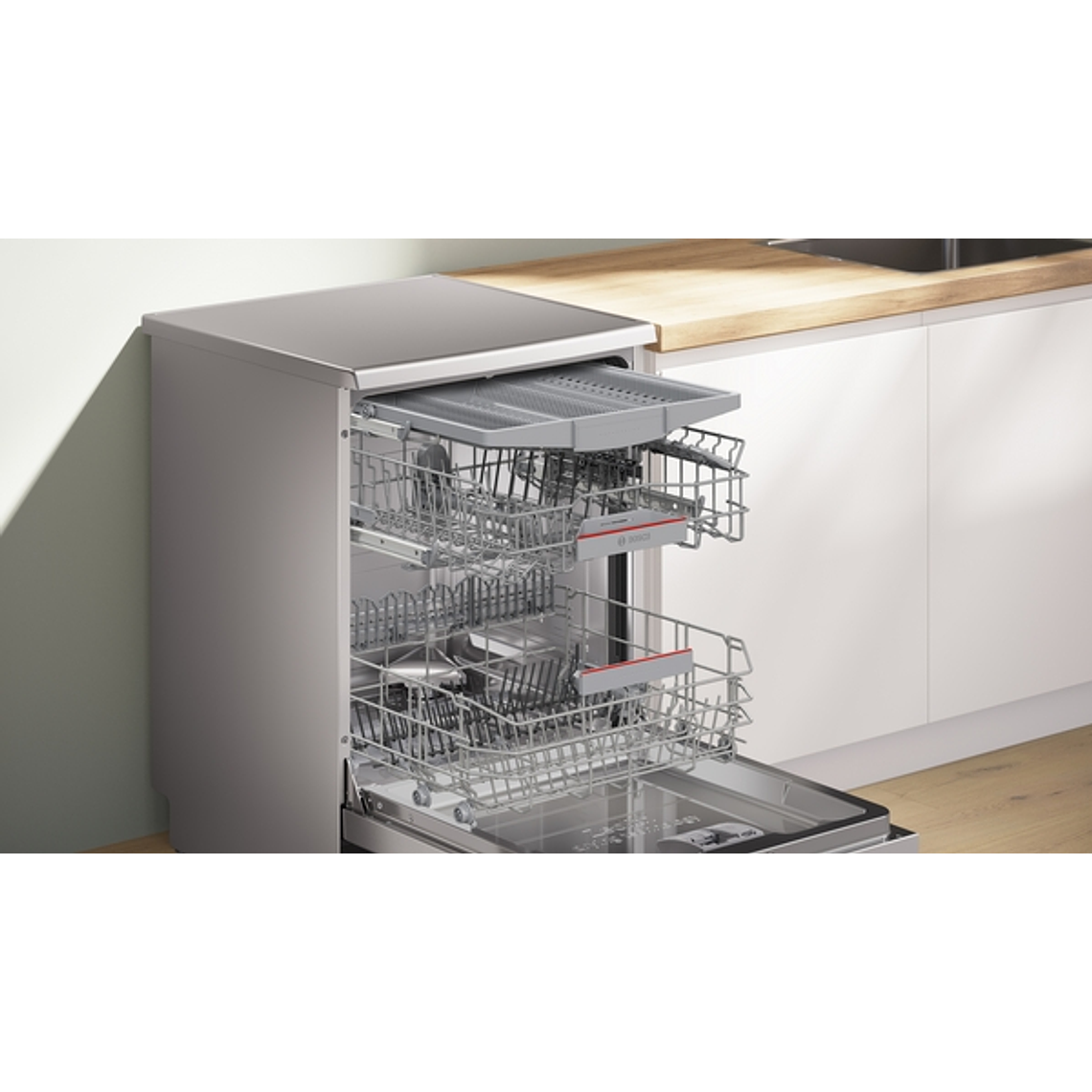 Lavavajillas Bosch Serie 6 SMS6ZCI10E | Secado Zeolith® | Acero Inoxidable 11