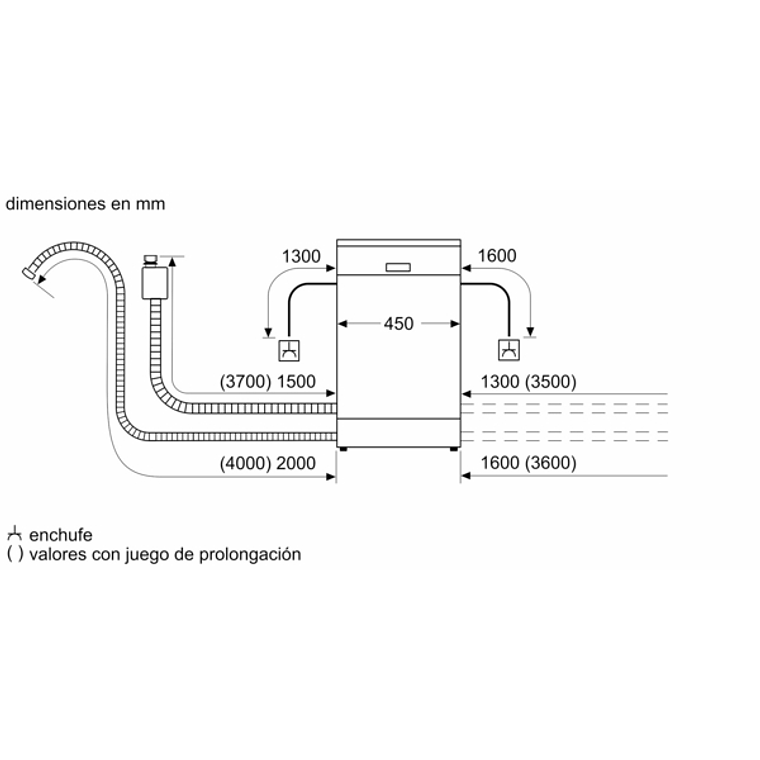 Lavavajillas Bosch Serie 2 SPV2HKX42E | Integrable 45 cm | Home Connect 13