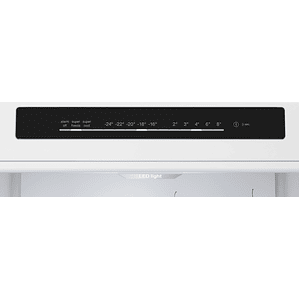 Serie 4 Frigorífico combinado de libre instalación 203 x 60 cm Acero Negro