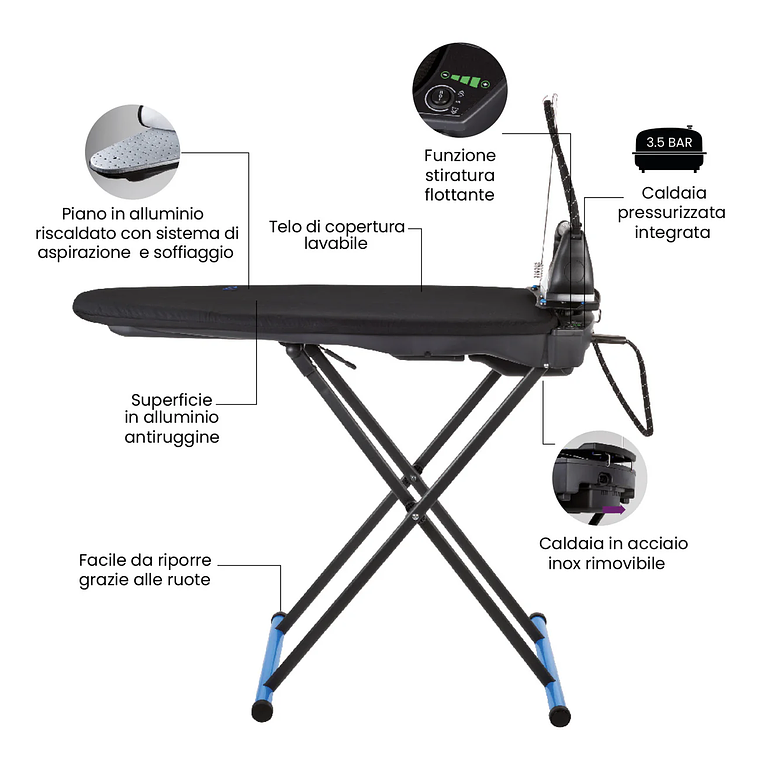 Centro de Planchado Foxydry Vivo Full Steam 10