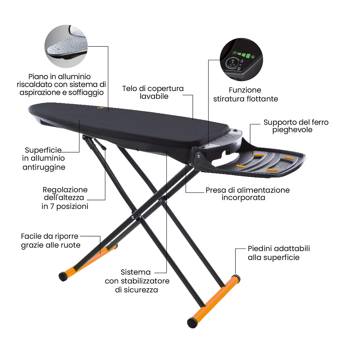 Tabla de Planchar Activa Foxydry Vivo 12