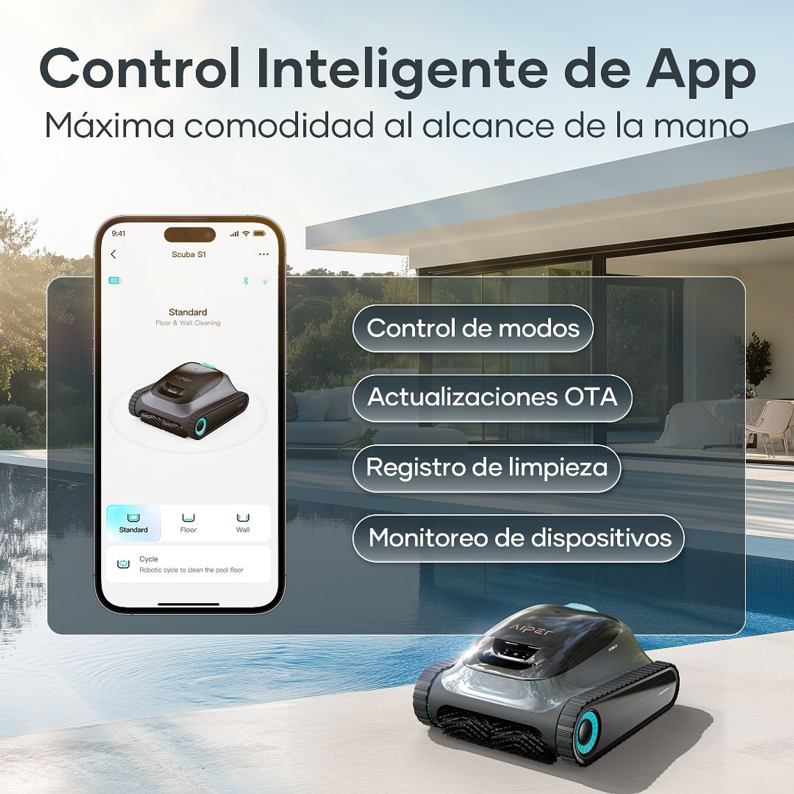 Robot Aspiradora de Piscina Aiper Scuba S1 6