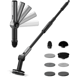 Cepillo Eléctrico HOTO 8 en 1 Extensible e Impermeable IPX7