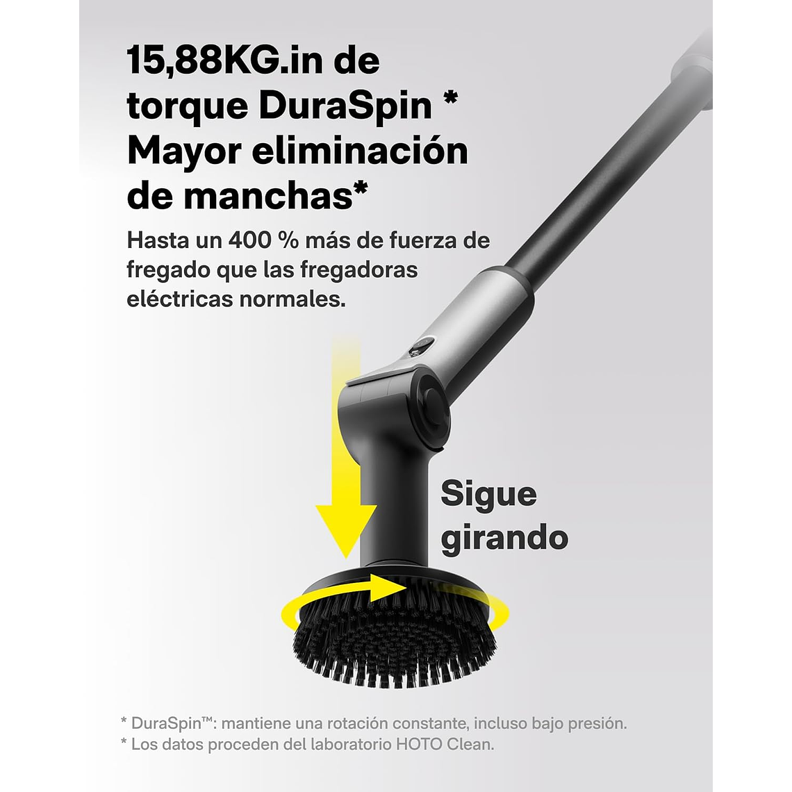 Cepillo Eléctrico HOTO 8 en 1 Extensible e Impermeable IPX7 3