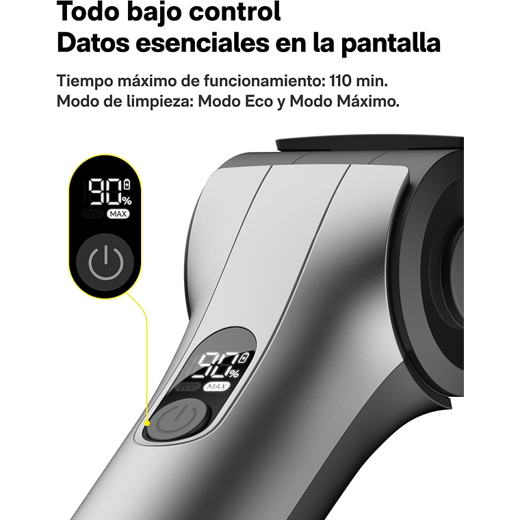 Cepillo Eléctrico HOTO 8 en 1 Extensible e Impermeable IPX7 8