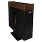 Estufa de Pellets FreePoint Moon 10 kW Wifi Canalizable Negro/Moka - Miniatura 2