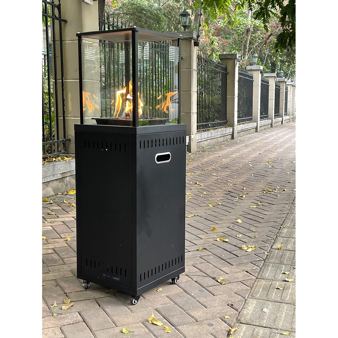 Estufa de Gas para Exterior BRITEC Samoa Acero Inoxidable 1