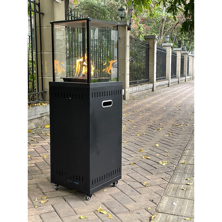 Estufa de Gas para Exterior BRITEC Samoa Acero Inoxidable 1