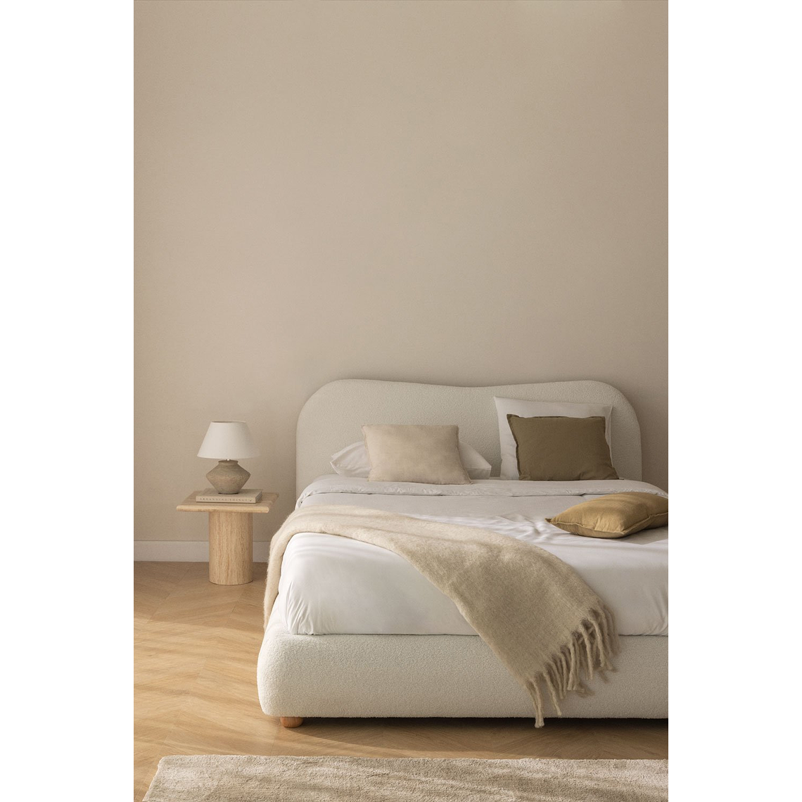 Cama con canapé abatible tapizada Winselet 1