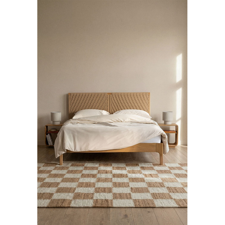 Cama para colchón 160x200cm en madera Vaneysa 1