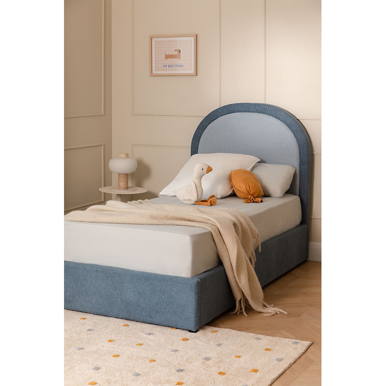 Cama con canapé abatible en borreguito Kalwa 1