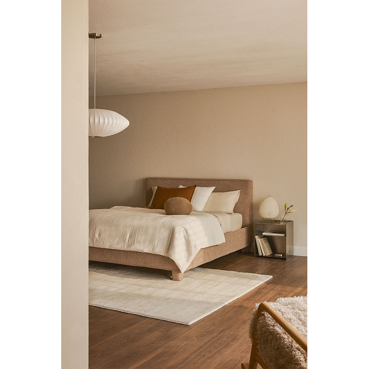 Cama en tela chenilla gruesa Jokin 1