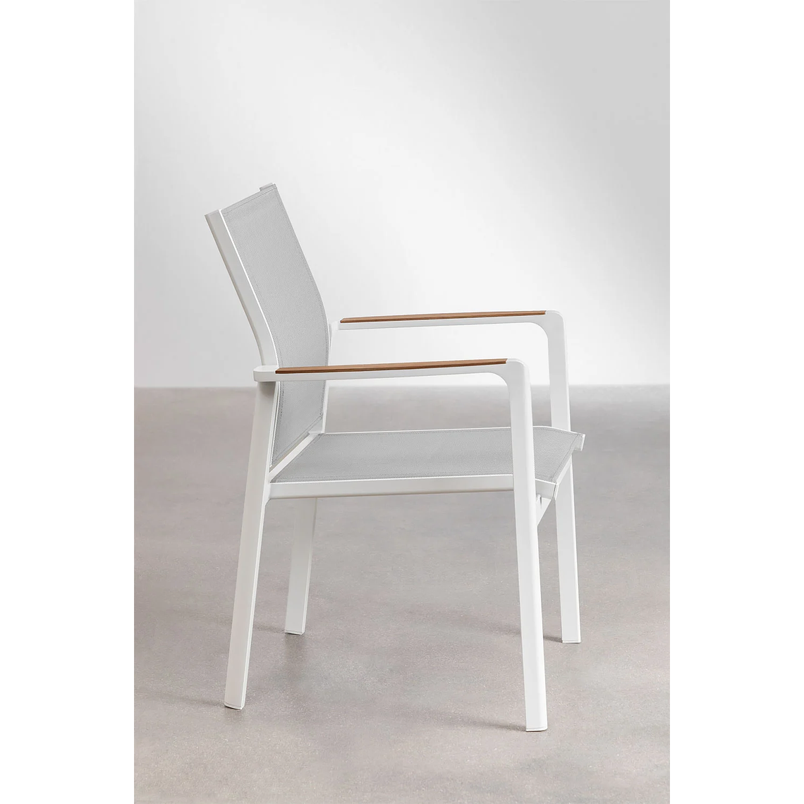 Set de Comedor Exterior Katiana - Elvira: Mesa de Aluminio y Madera de Teca  6