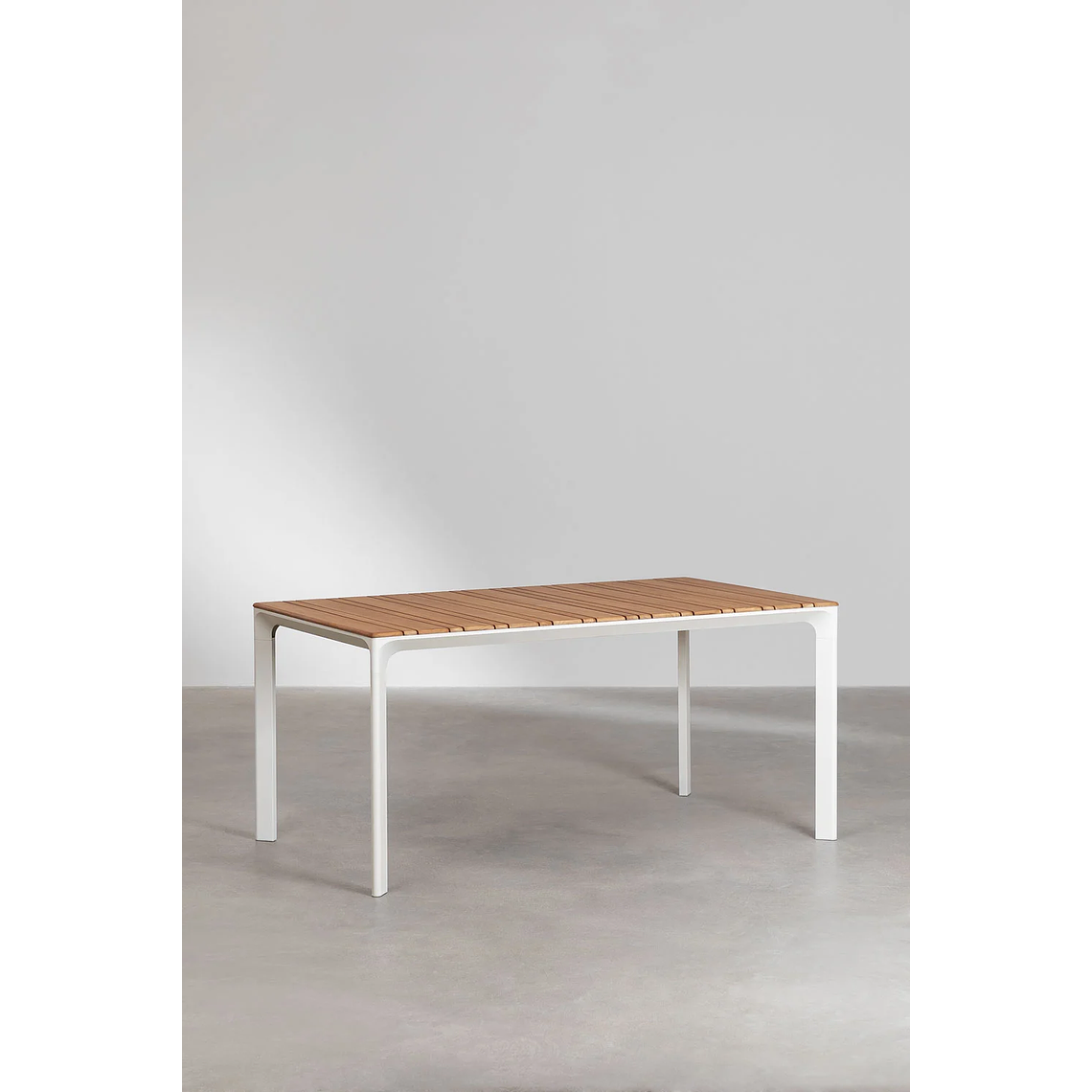 Set de Comedor Exterior Katiana - Elvira: Mesa de Aluminio y Madera de Teca  2