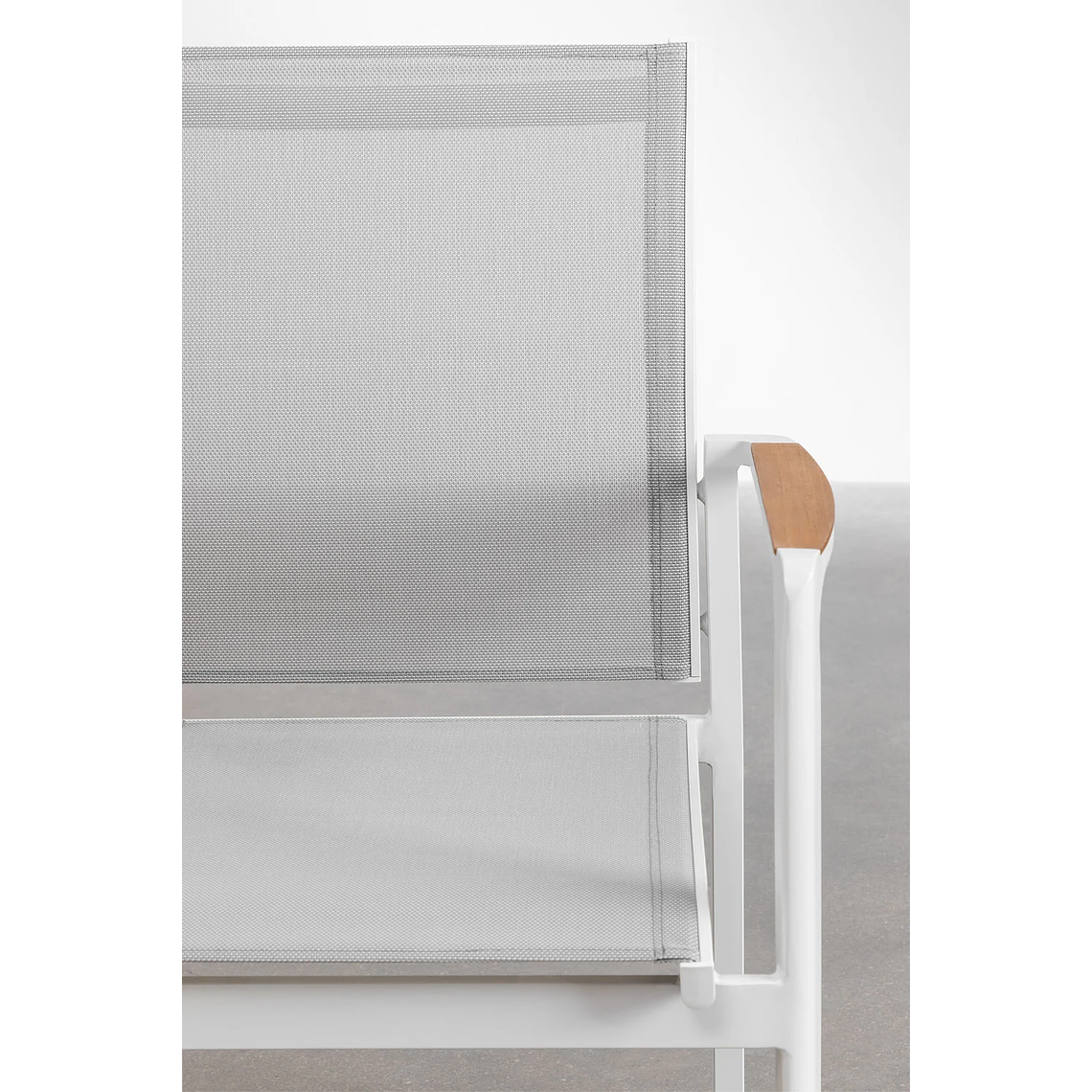 Set de Comedor Exterior Katiana - Elvira: Mesa de Aluminio y Madera de Teca  7