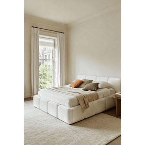 Cama Jolcem: Almacenamiento Inteligente con Diseño Contemporáneo