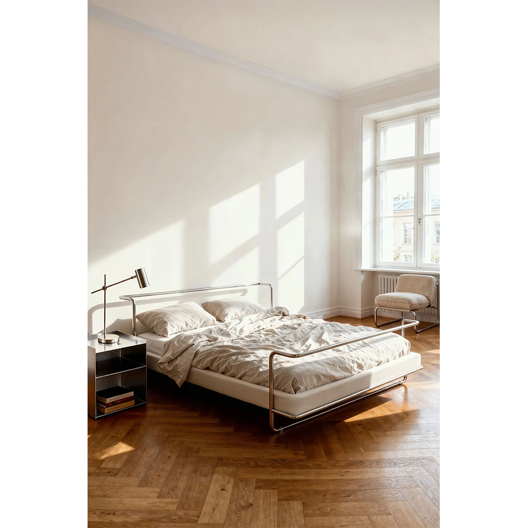 Cama Igone: Vanguardia Industrial en Acero Inoxidable 1