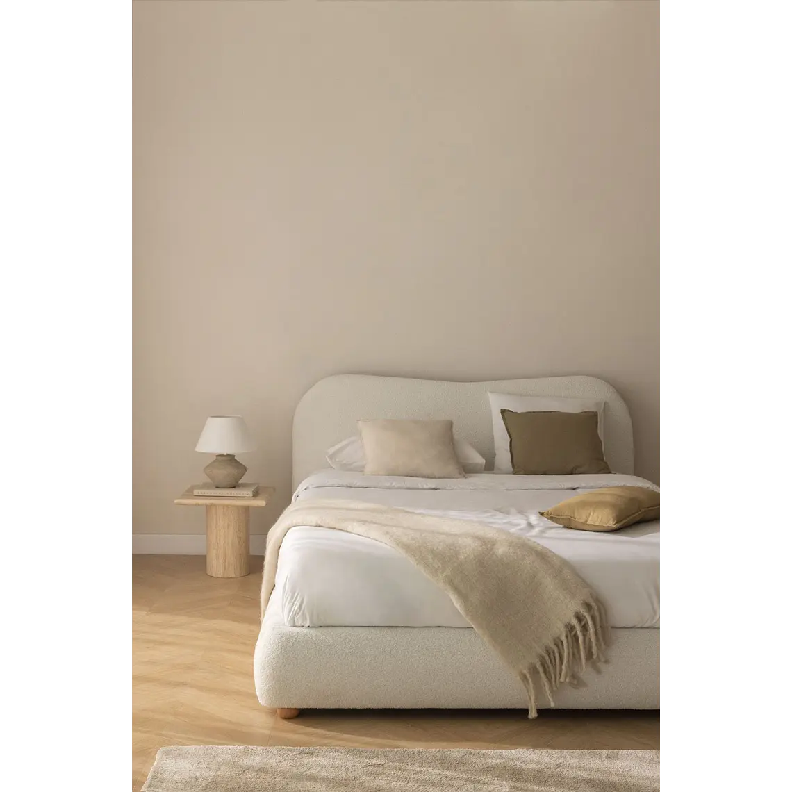 Cama con canapé abatible tapizada Winselet 1