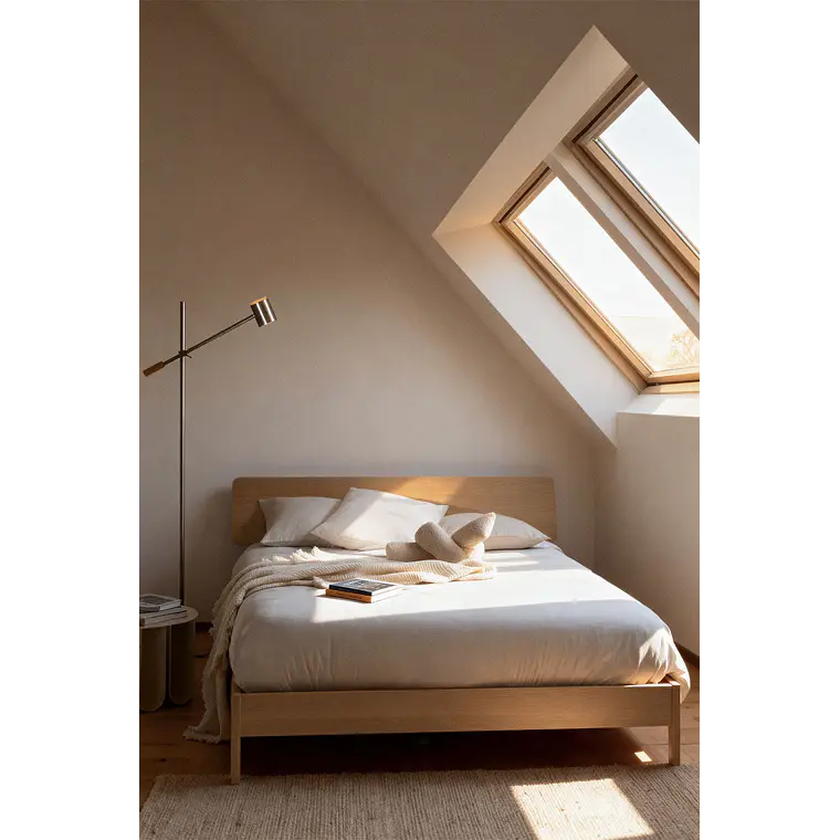 Cama para colchón 160x200cm en madera Gellis 1