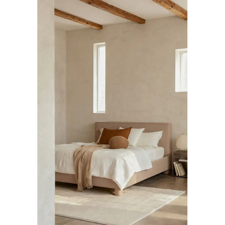 Cama en tela chenilla gruesa Jokin 1