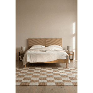 Cama para colchón 160x200cm en madera Vaneysa