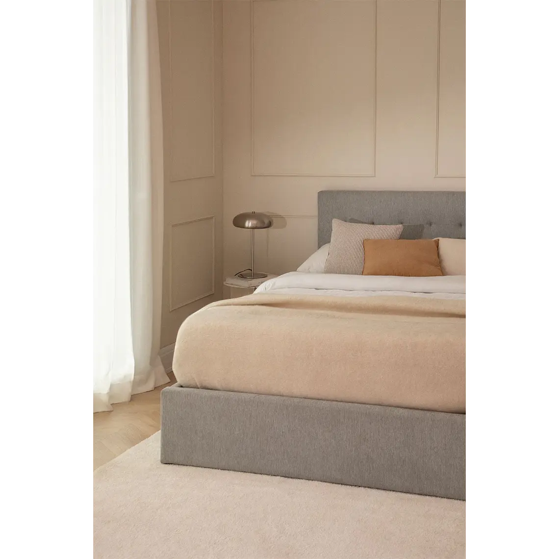 Cama con canapé abatible tapizada Abiel 1