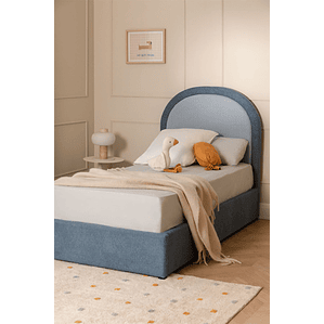 Cama con canapé abatible en borreguito Kalwa