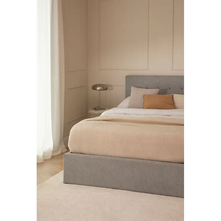 Cama tapizada con canapé abatible Abiel 1