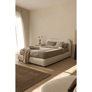 Cama con canapé abatible tapizada Winselet