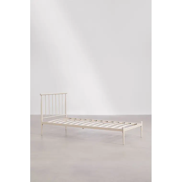 Cama Amaia: Elegancia Industrial en Hierro Forjado 3