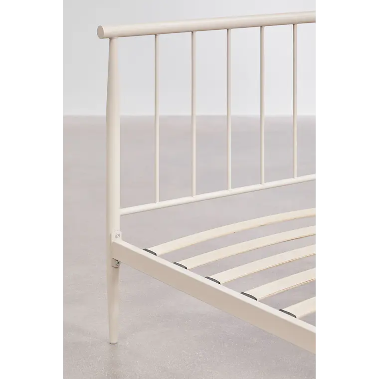 Cama Amaia: Elegancia Industrial en Hierro Forjado 6