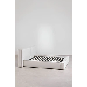 Cama Lunari: Confort Premium en Chenilla Blanco Roto