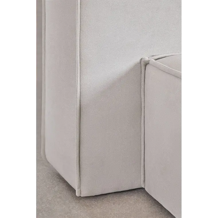 Cama Lunari: Confort Premium en Chenilla Blanco Roto 6