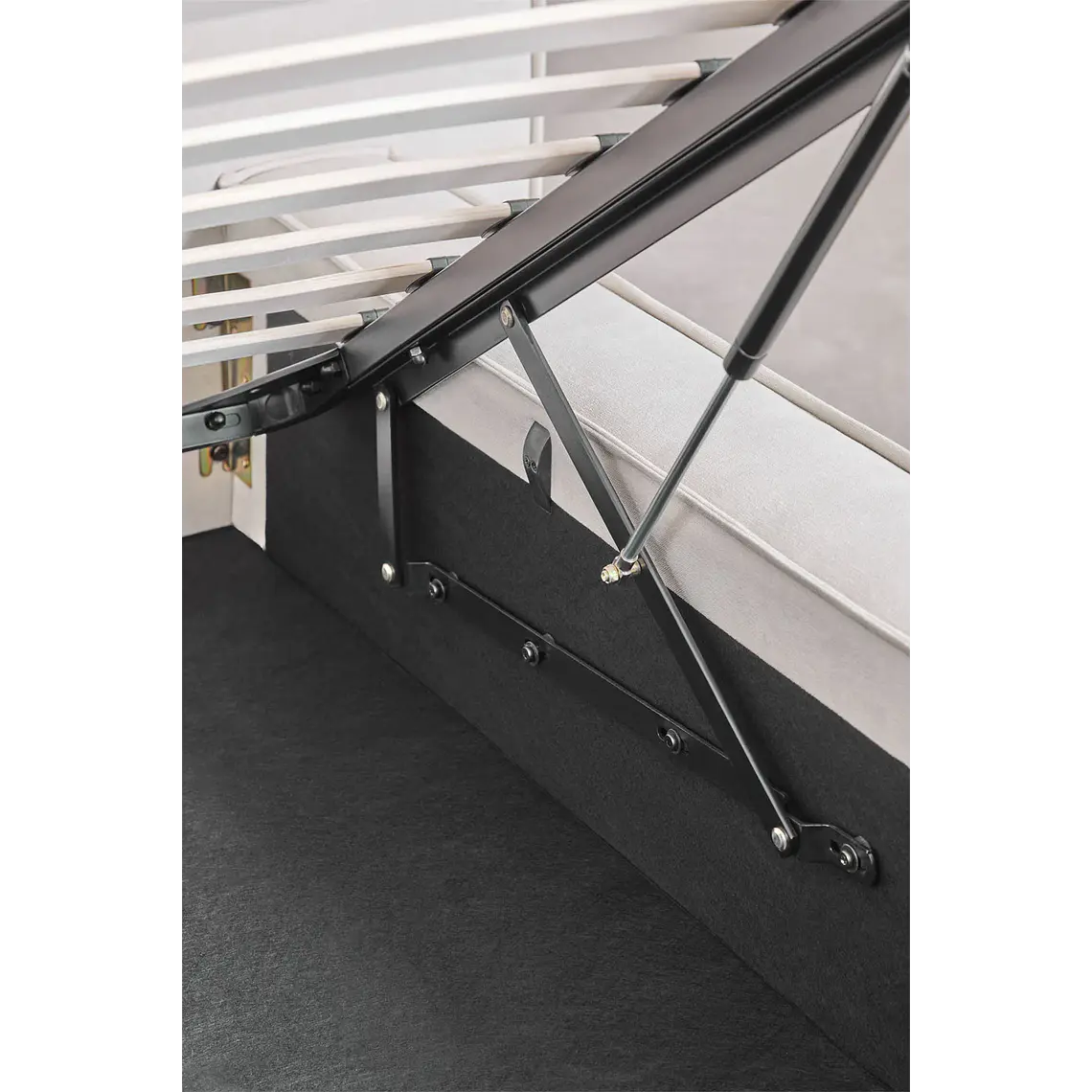 Cama Lunari: Confort Premium en Chenilla Blanco Roto 8